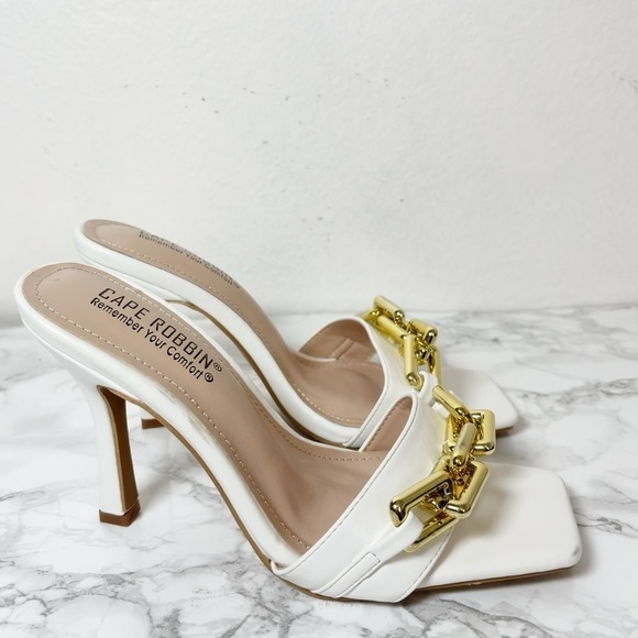 CAPE ROBBIN INTERMIX SEXY STILETTO HIGH HEELS FOR WOMEN SQUARE TOE SIZE 6.5 NEW - Picture 4 of 6